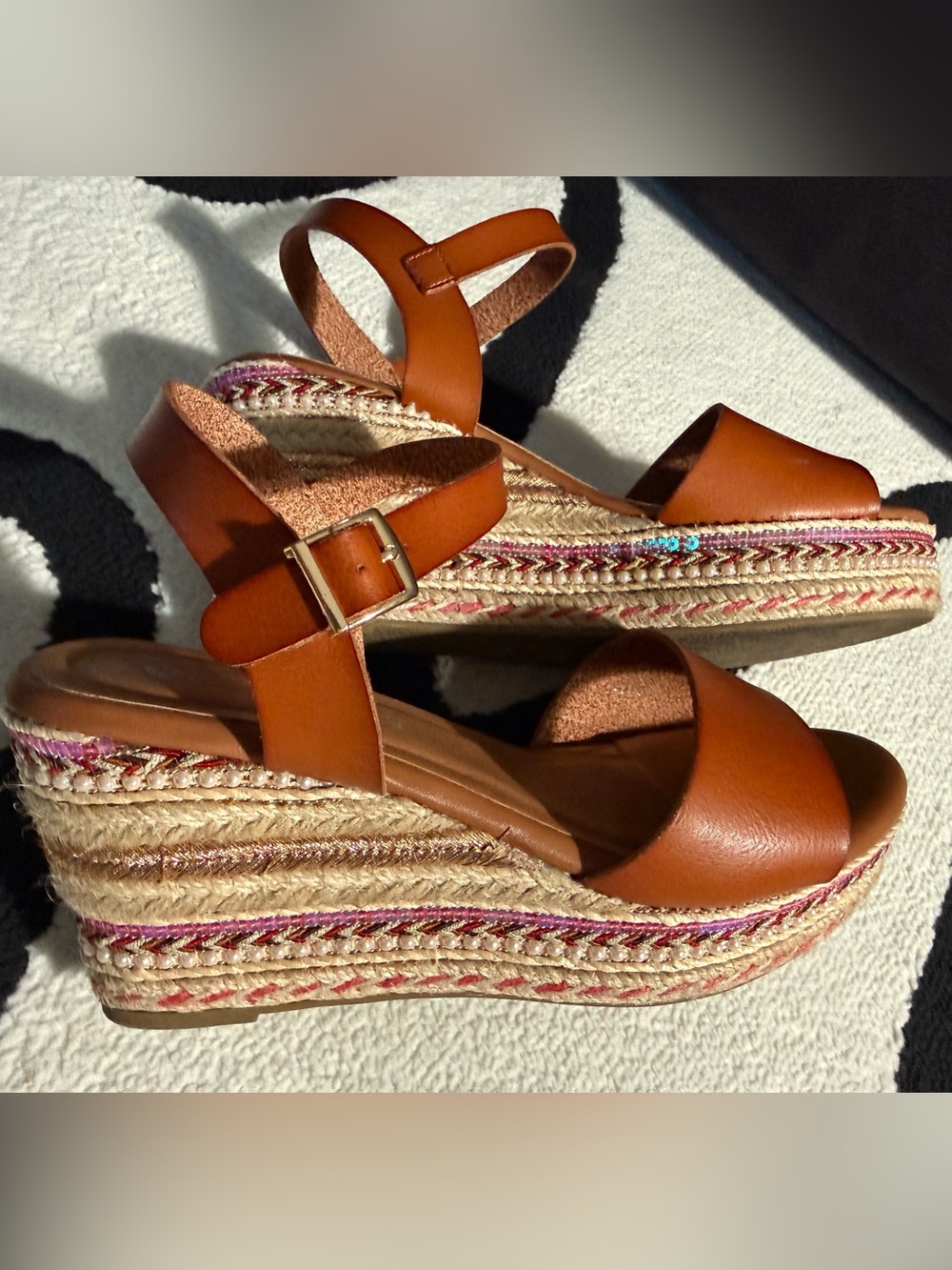 Classic Tan Wedge Patrizia Sandal